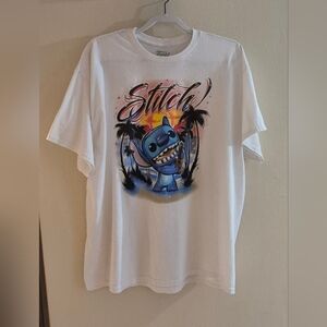 Funko / Disney "Stitch" Faux Air Brush Print Tee